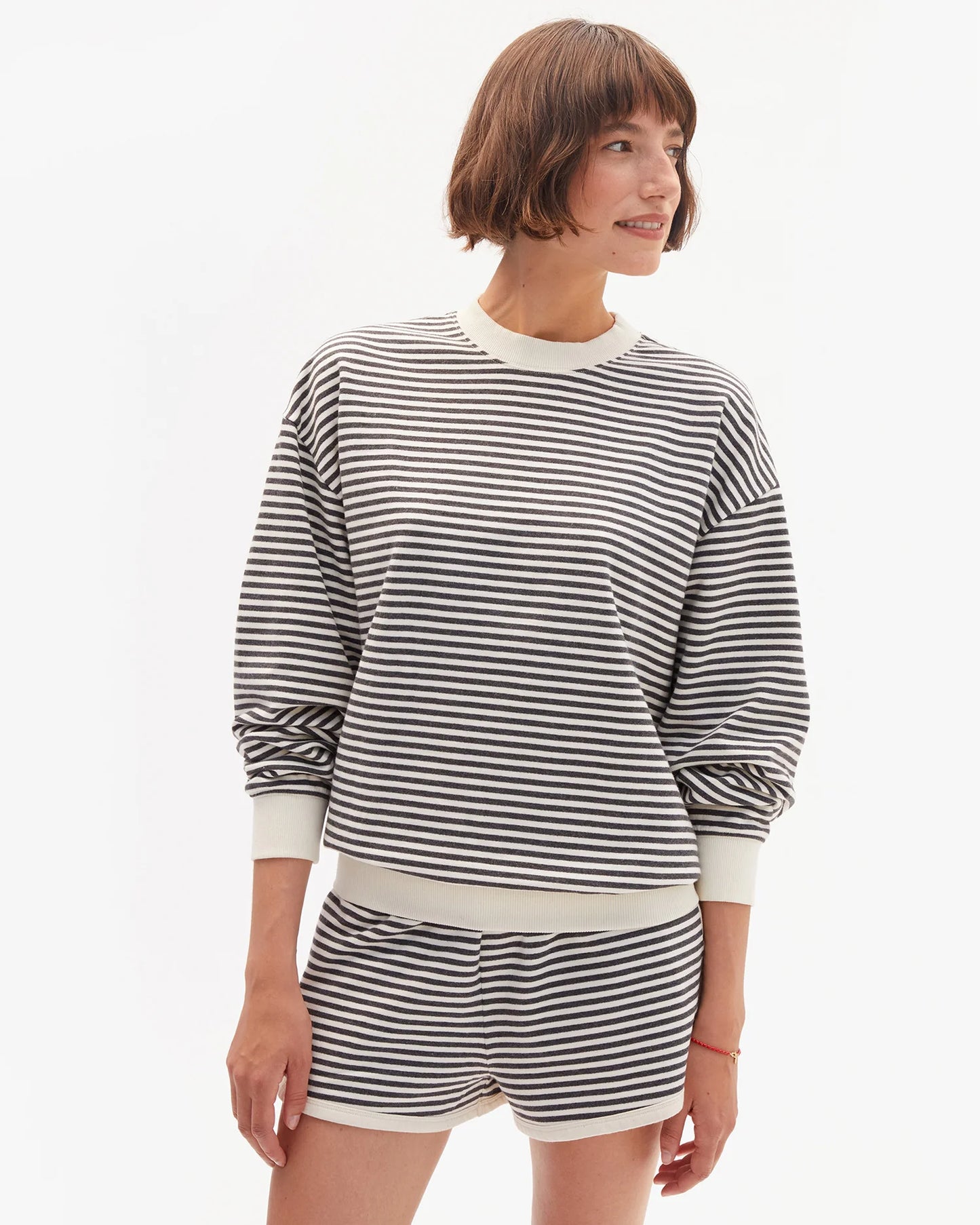 Striped Oversize Sweatshirt