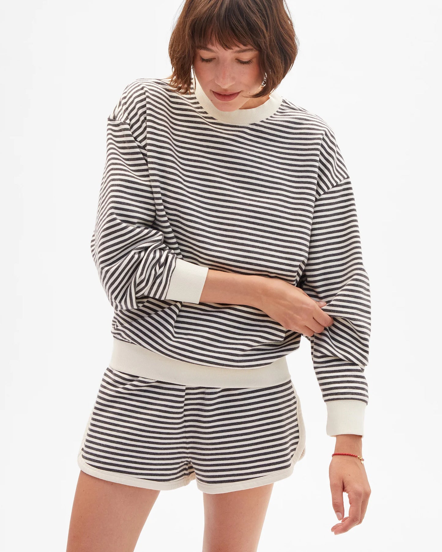 Striped Oversize Sweatshirt