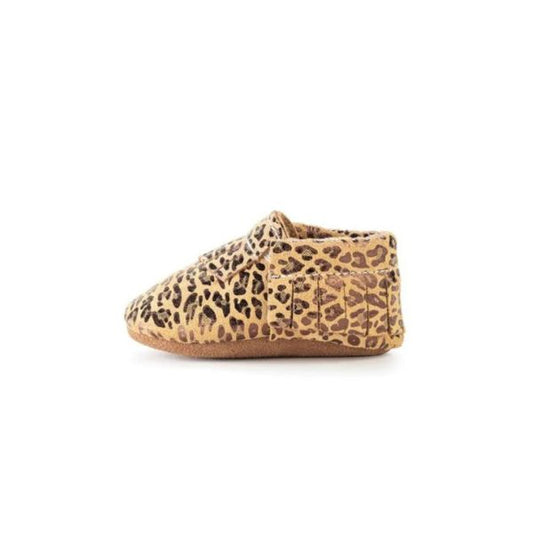 Leopard Baby Moccasins
