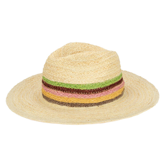 Sunrise Raffia Fedora