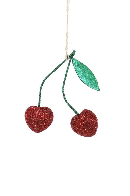 Cherry Hearts Ornament