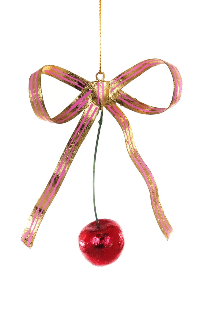 Coquette Cherries Ornament