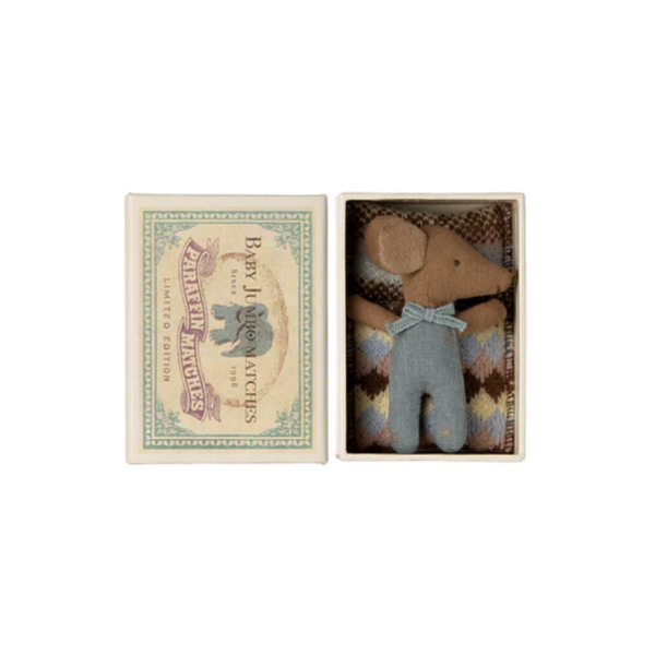 Sleepy Wakey Baby Mouse in Matchbox