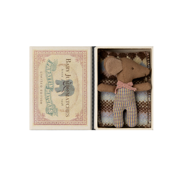 Sleepy Wakey Baby Mouse in Matchbox