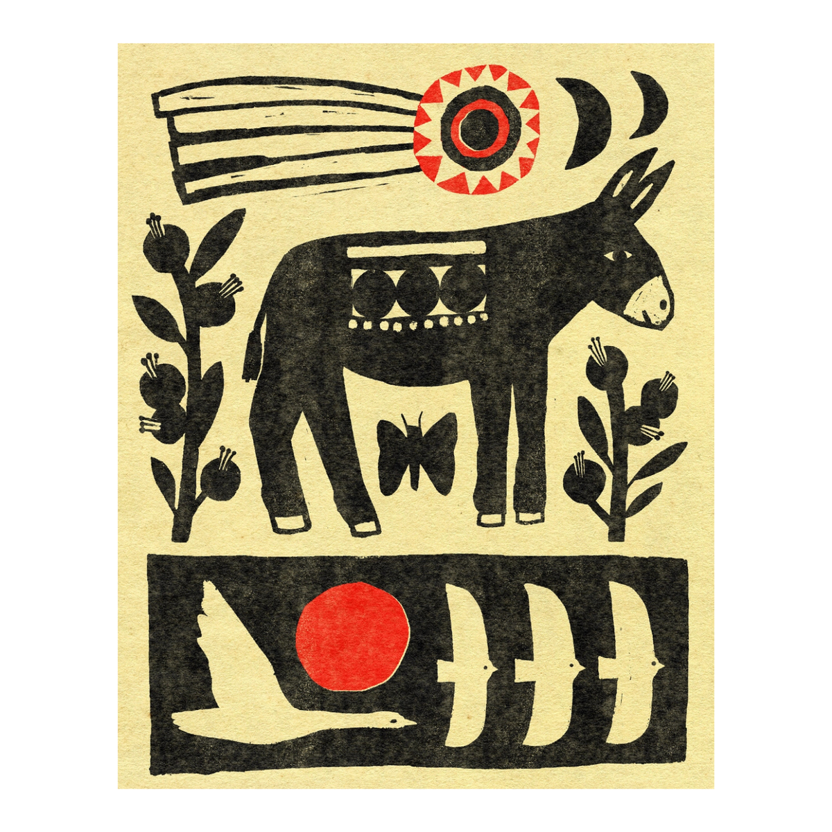 Donkey Art Print