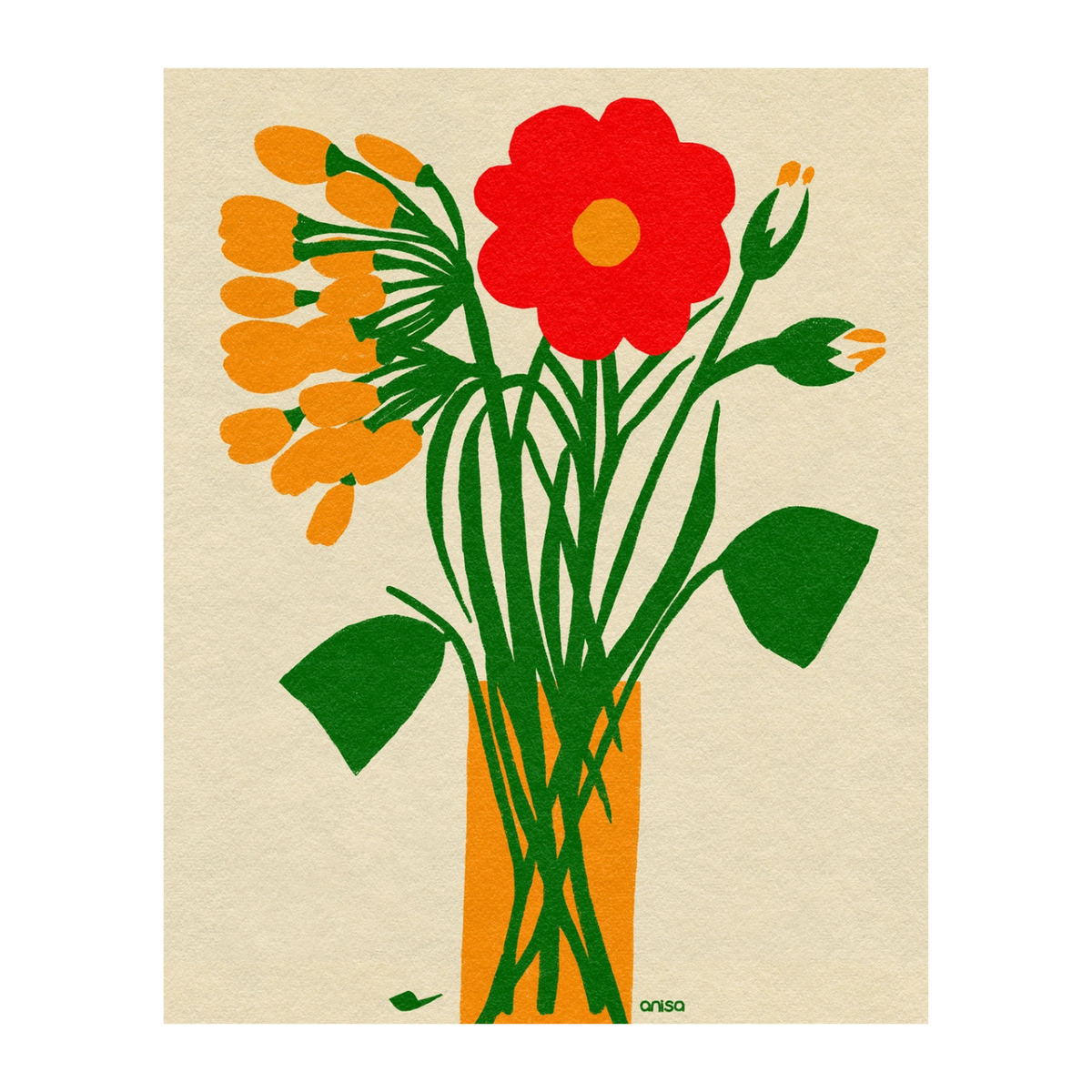 Fresh Picked Bouquet Art Print