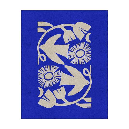 Messenger Birds Art Print