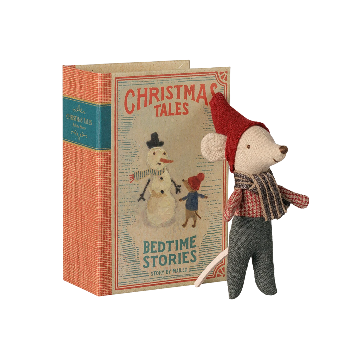 Christmas Mouse, Baby in Book