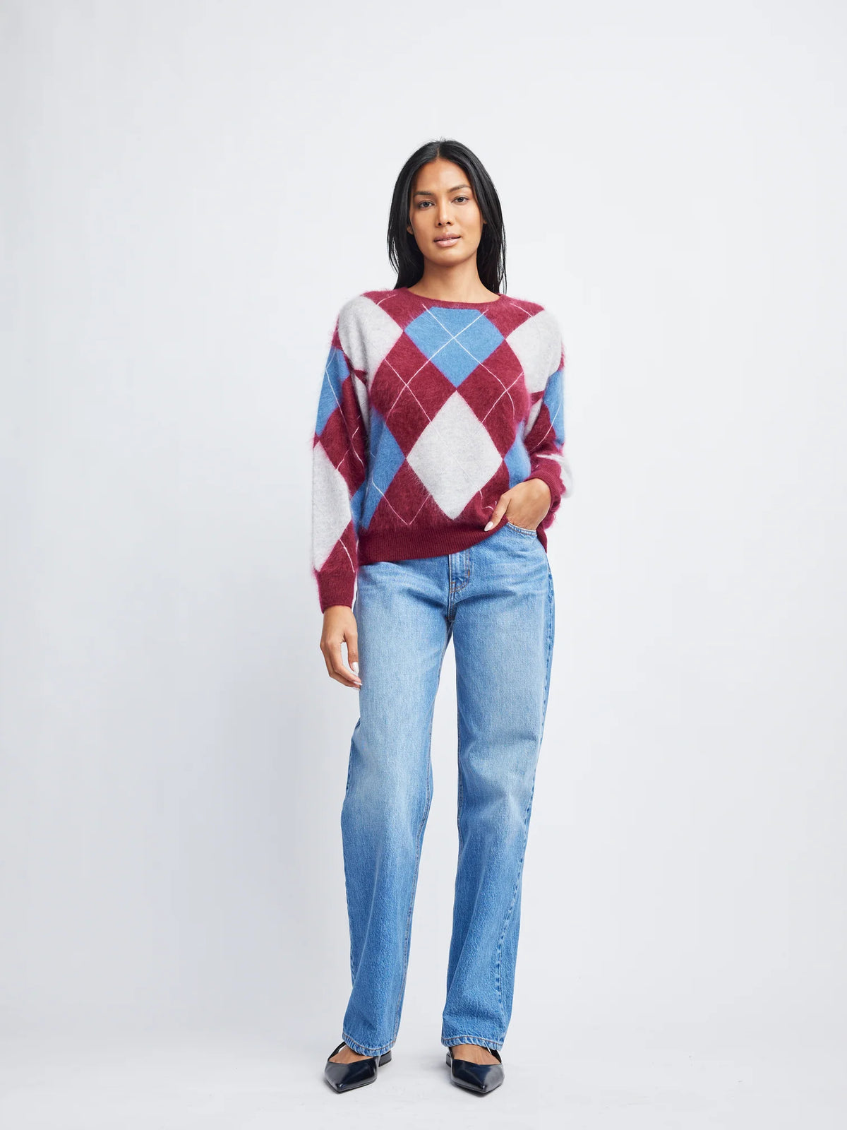Casey Crew Neck Cashmere Sweater