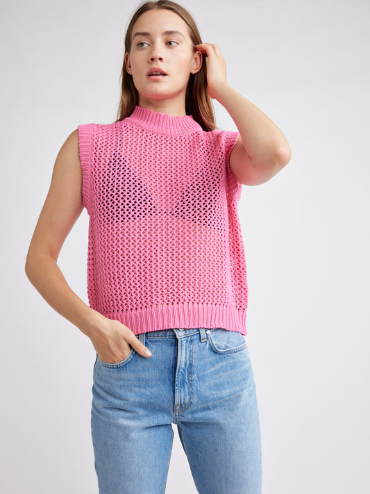 Pink Dade Crop Sweater