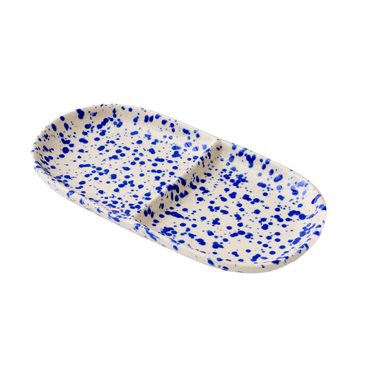 Splatterware Divided Plate
