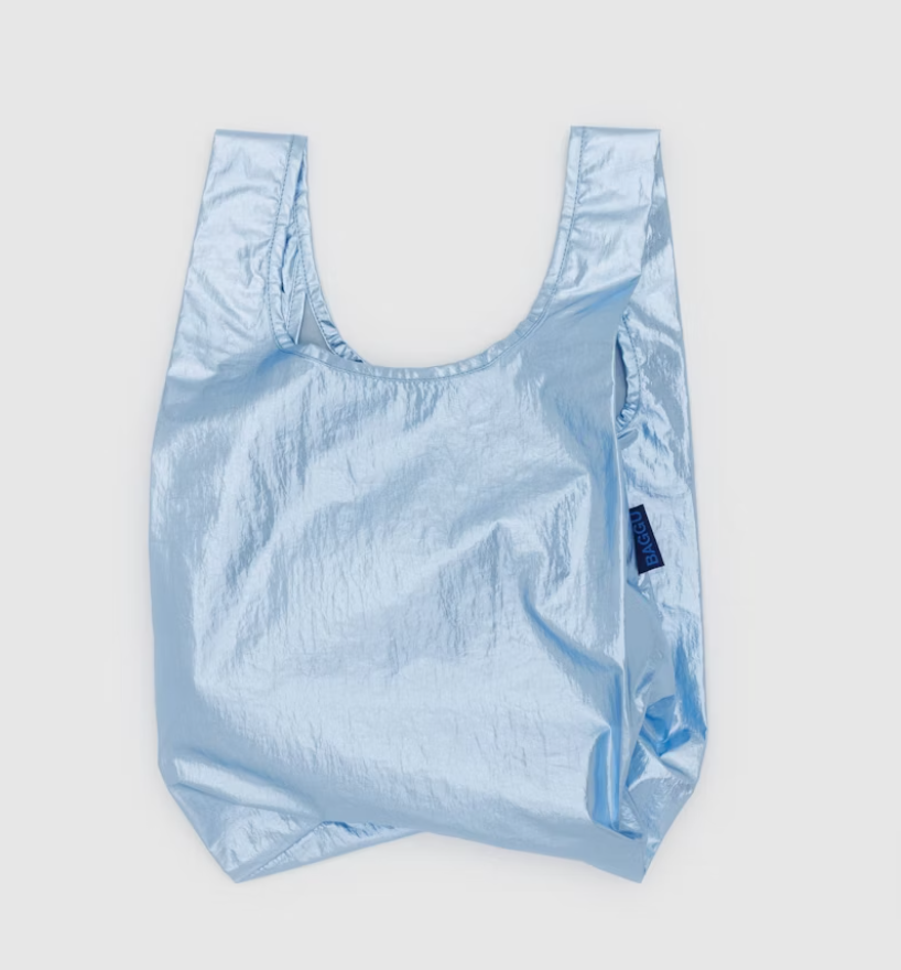 Metallic Standard Reusable Baggu Bag