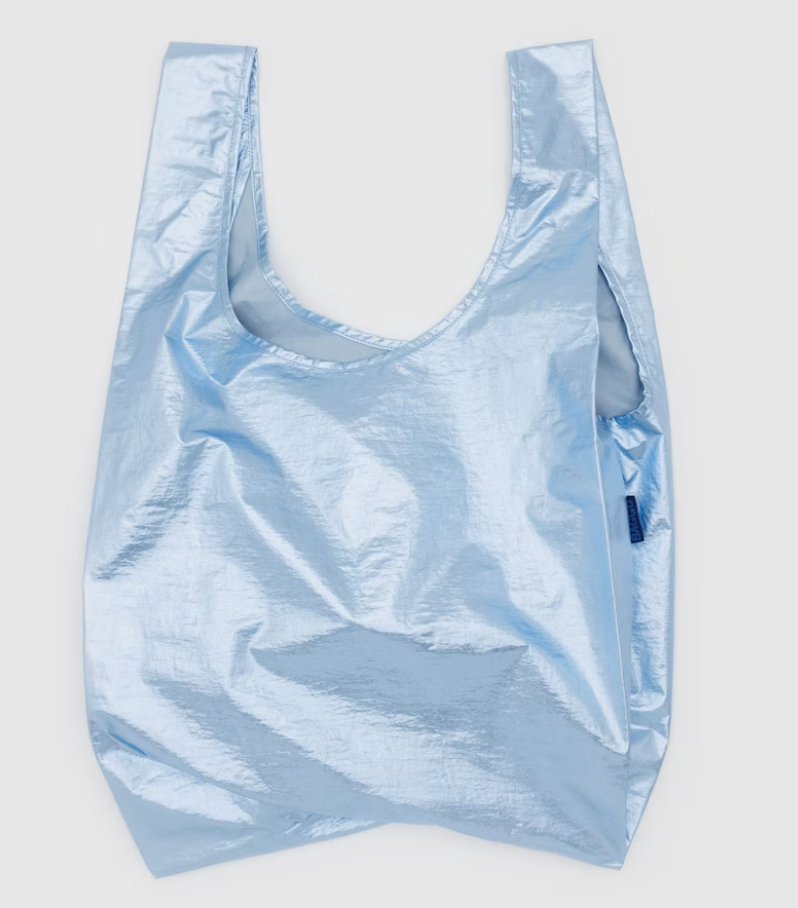 Metallic Standard Reusable Baggu Bag