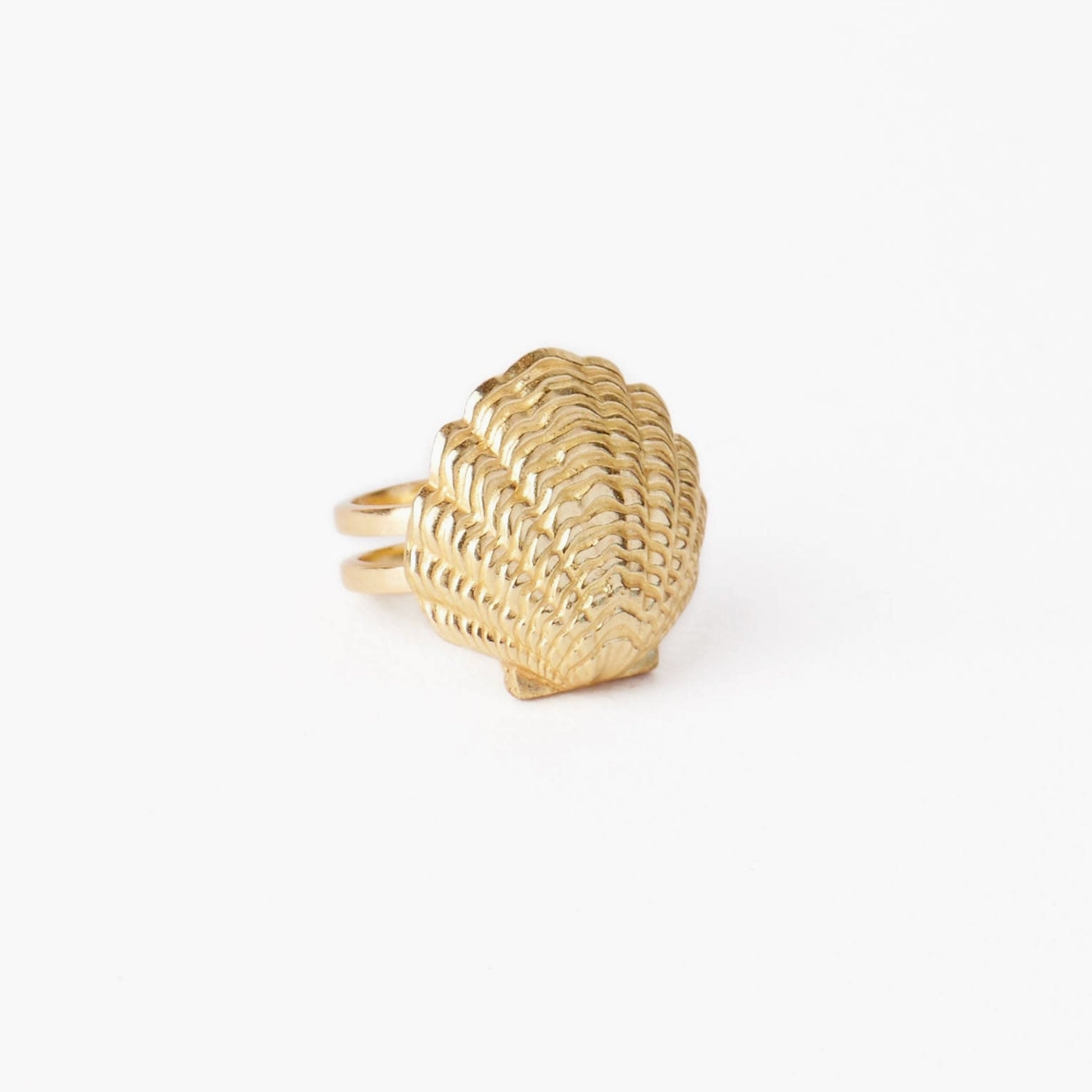 Harper Shell Bandana Ring