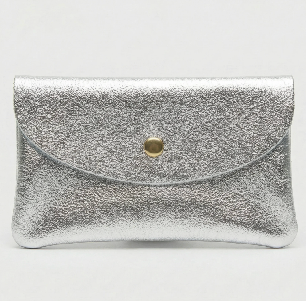 Metallic Leather Wallet