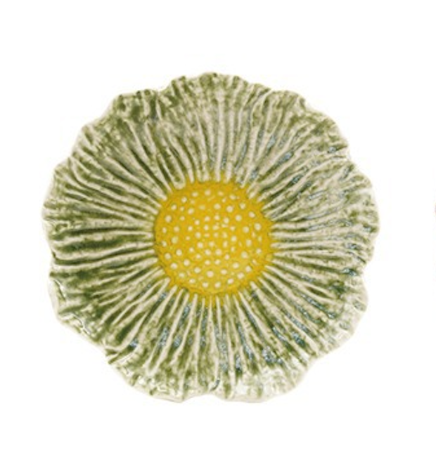 Stoneware Flower Plate