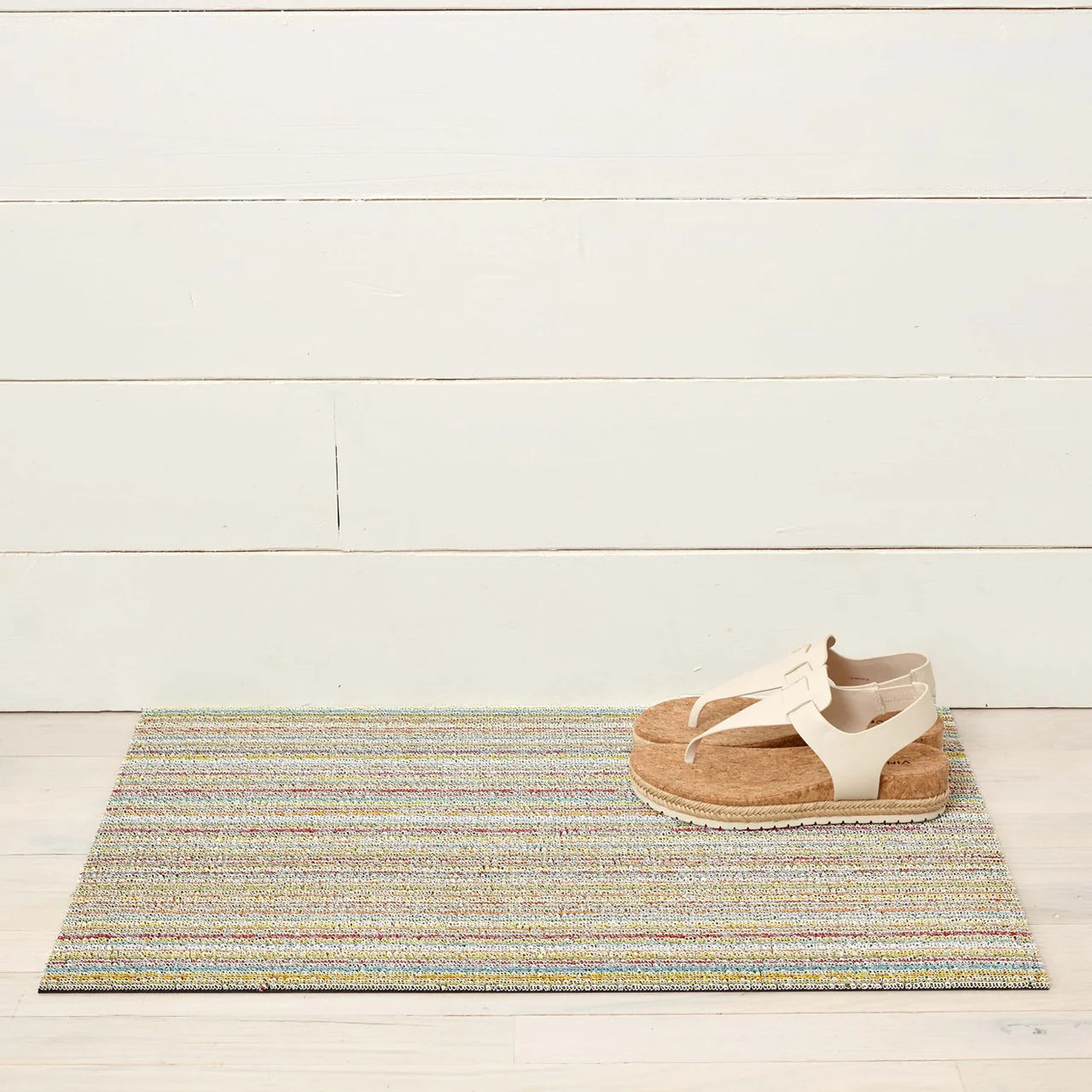 Skinny Stripe Shag Mat