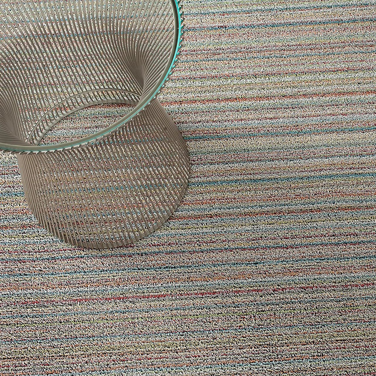 Skinny Stripe Shag Mat
