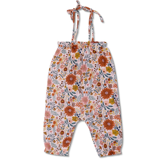 Zinnia Muslin Tie Shoulder Jumpsuit