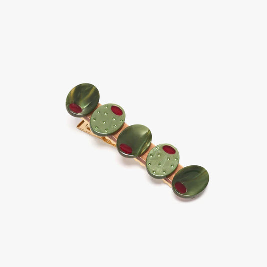Green Olive Alligator Clip