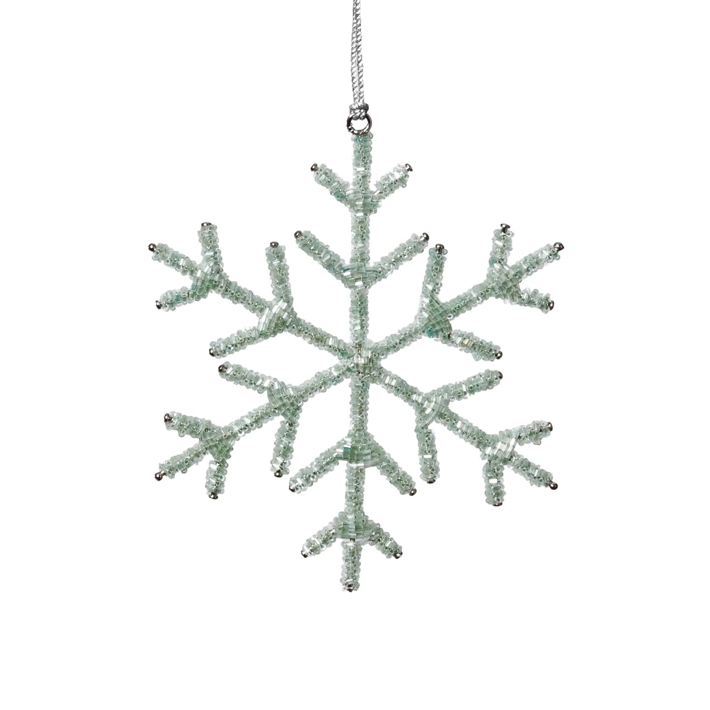 Beaded Snowflake Ornament