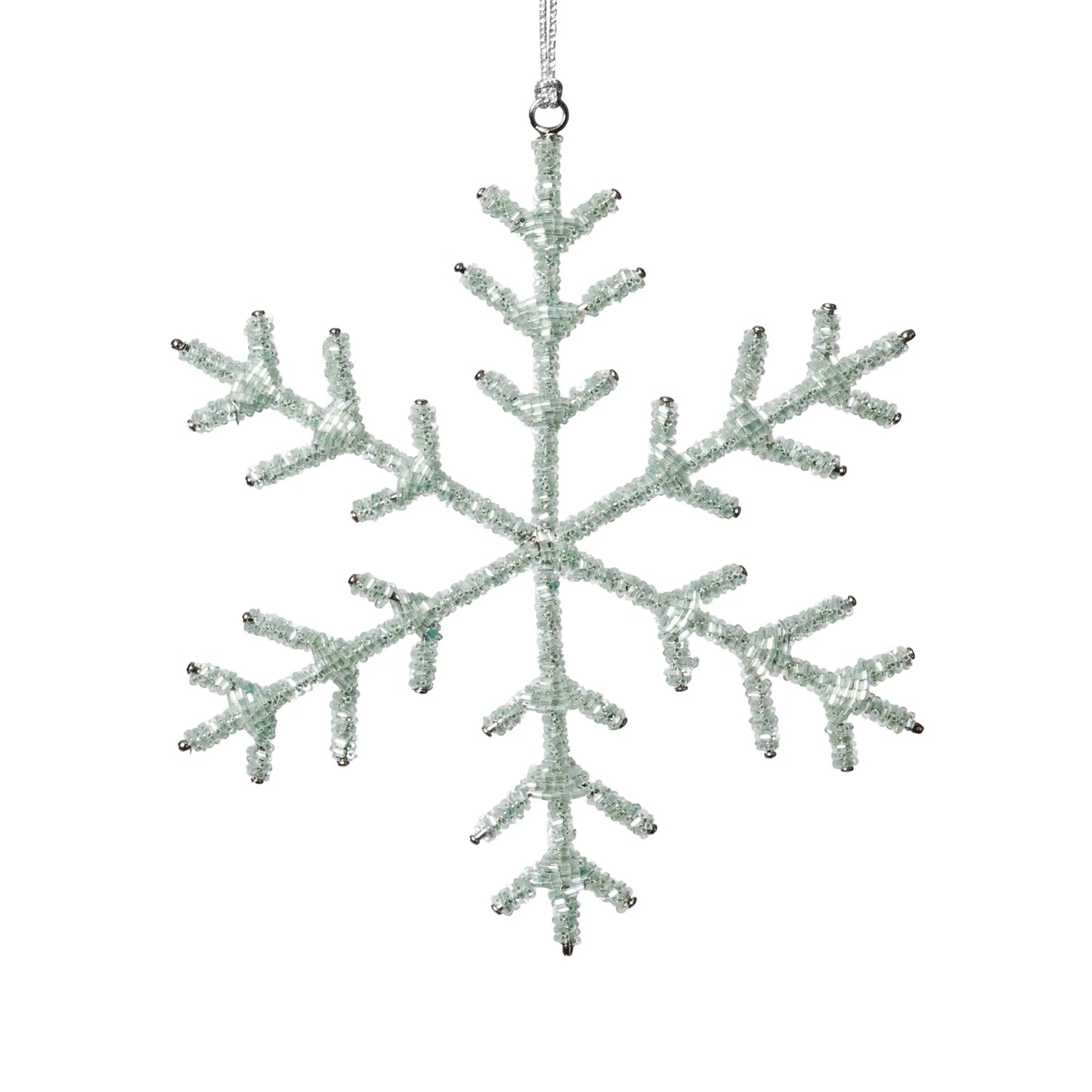 Beaded Snowflake Ornament