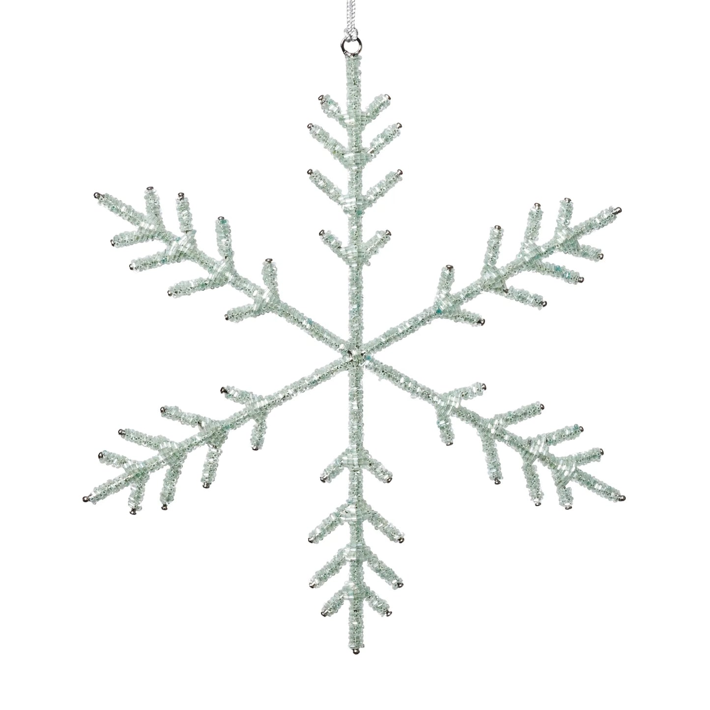 Beaded Snowflake Ornament