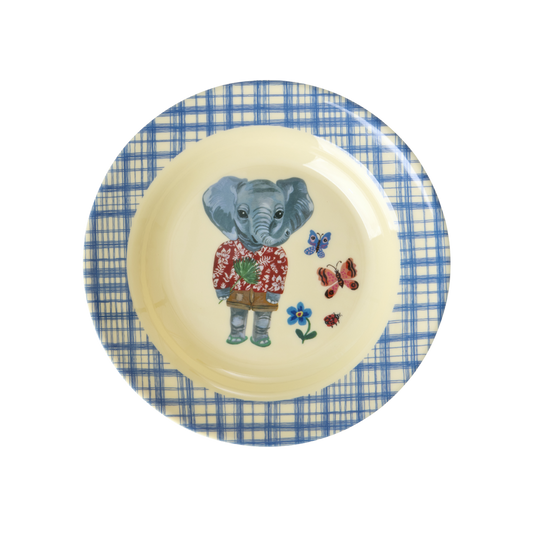 Nathalie Lété Elephant Melamine Kids Bowl