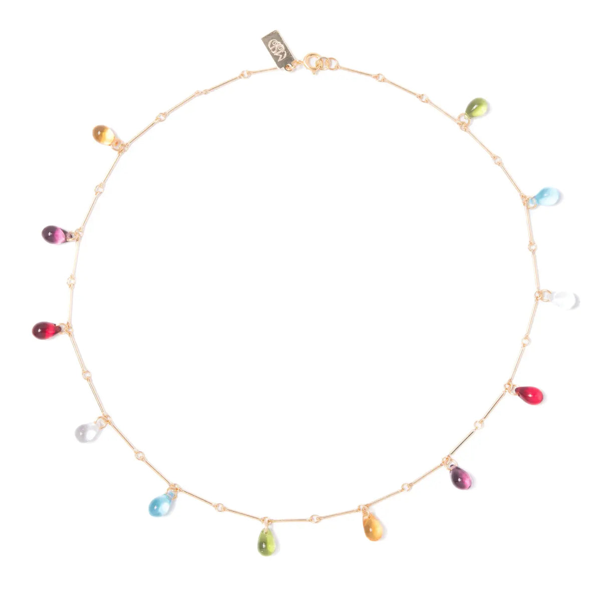 Teardrop Fringe Necklace