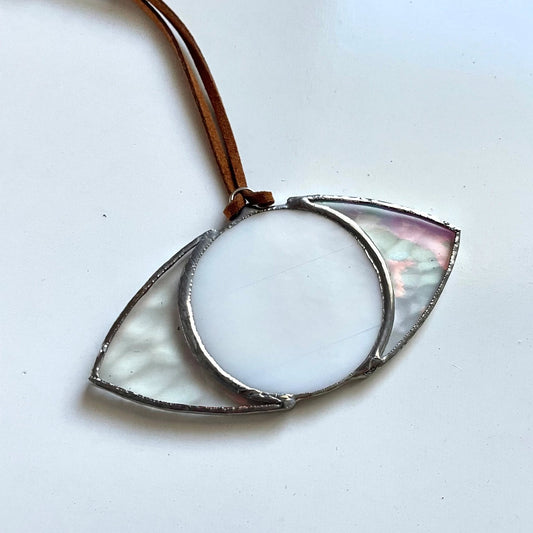 Stained Glass Evil Eye Ornament