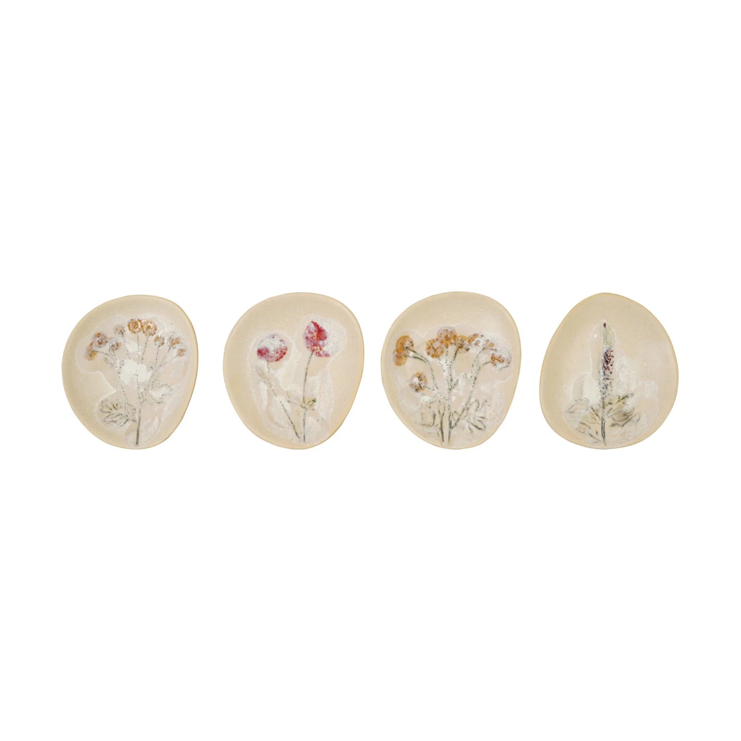 Hand-Painted Stoneware Plate