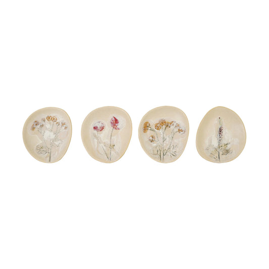 Hand-Painted Stoneware Plate