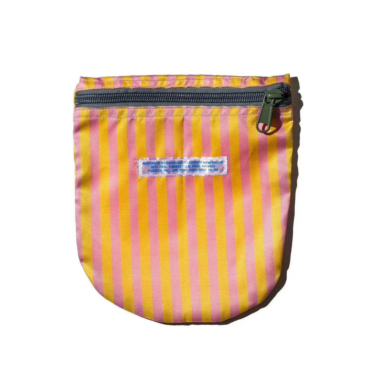 School Tie Fabric Semicircle Pouch