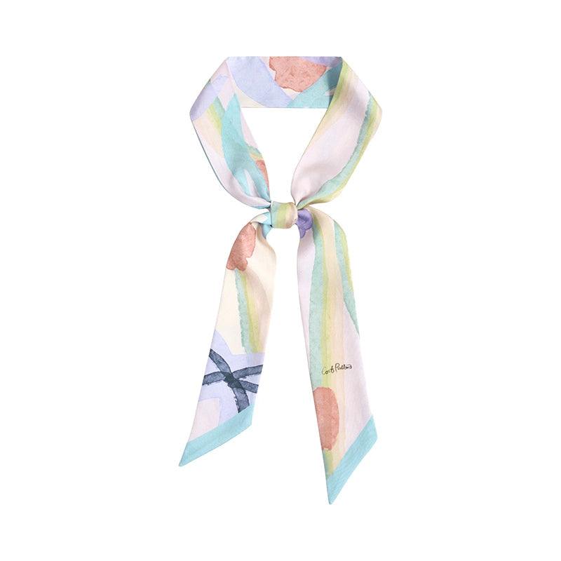 Silk Skinny Scarf