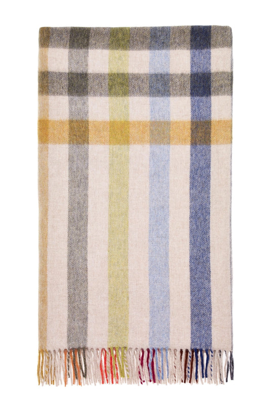 Henley Multicolor Merino Throw