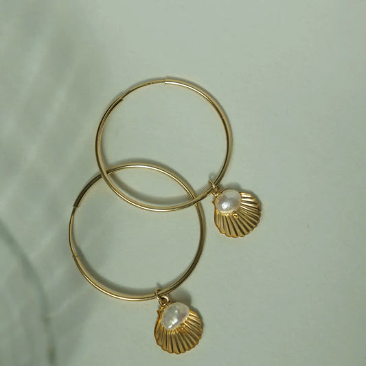 Belle Hoop Earrings