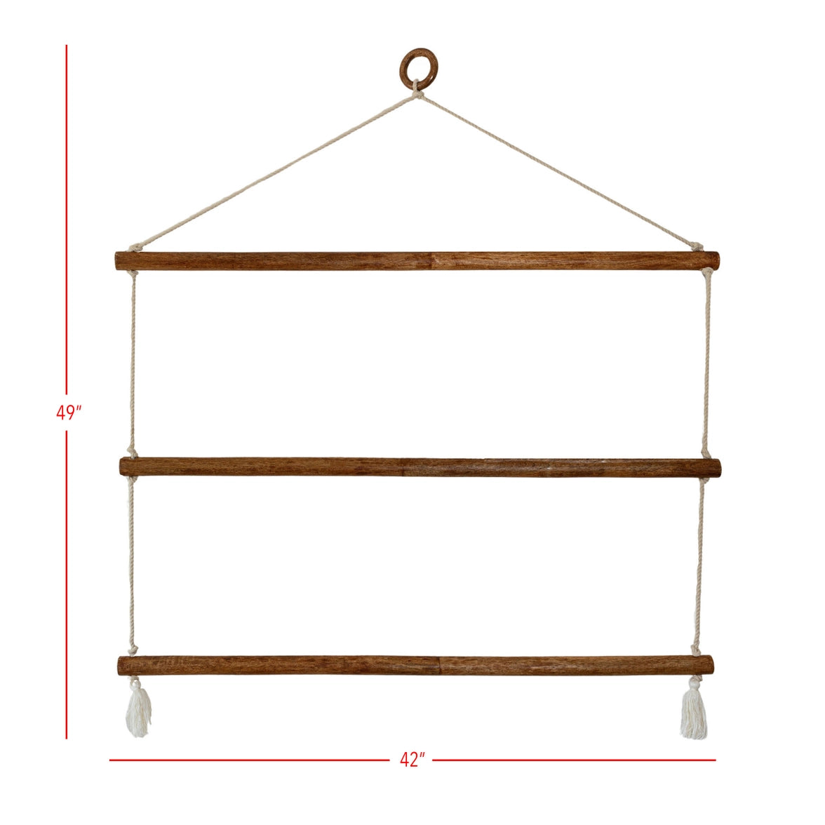 Hanging blanket 2025 ladder