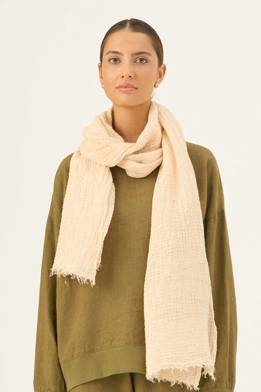 Linen Dandelion Scarf