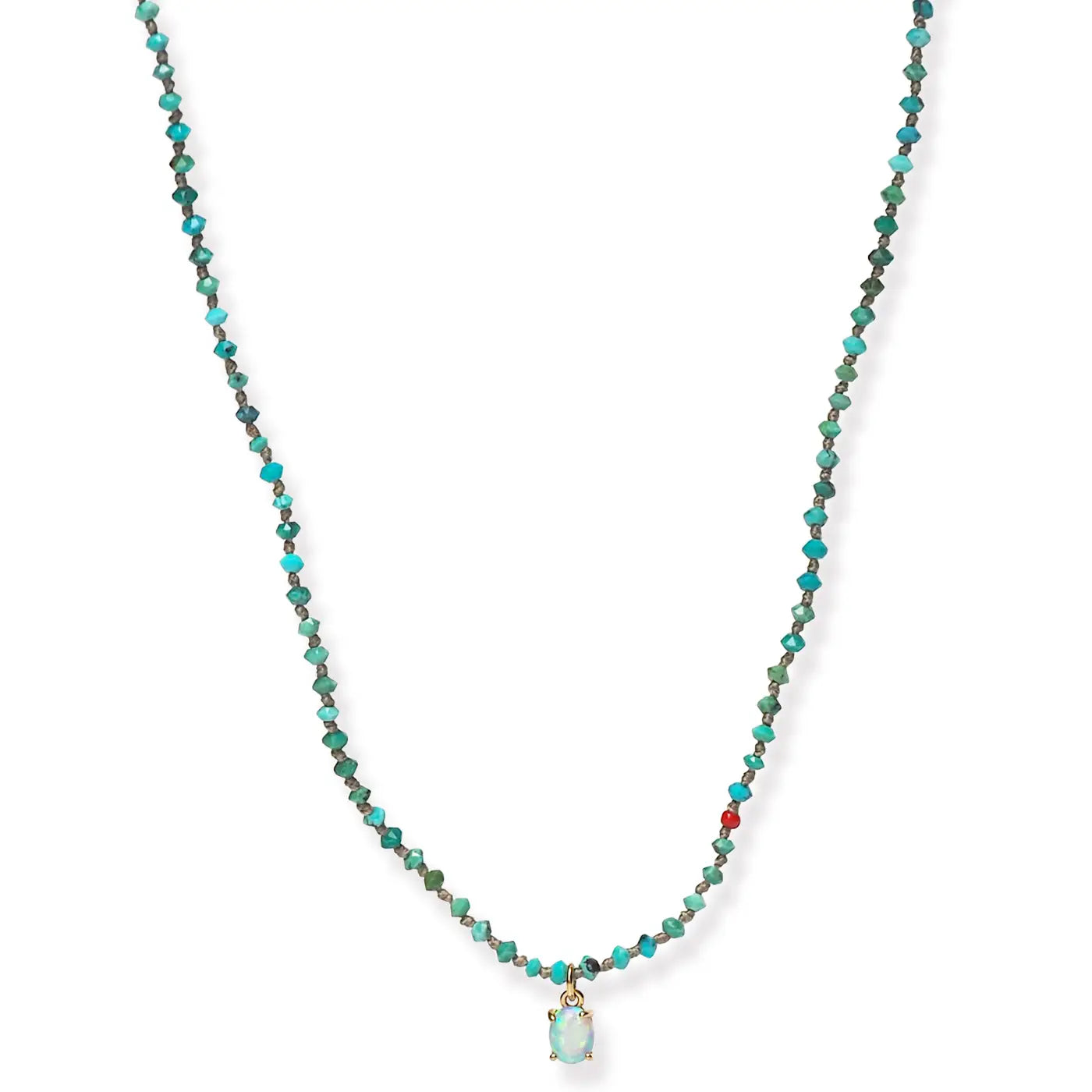 Turquoise Beaded Necklace