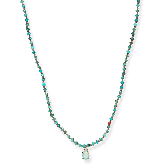 Turquoise Beaded Necklace