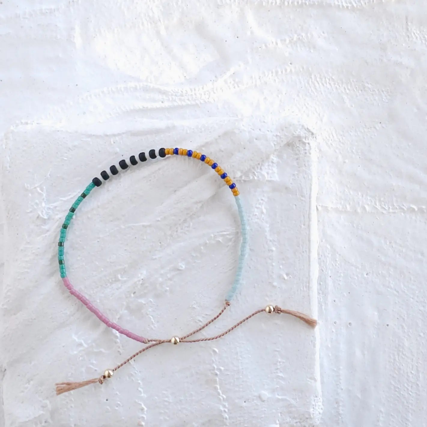 Adjustable Beaded Bracelet