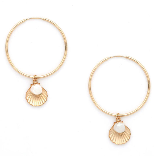 Belle Hoop Earrings