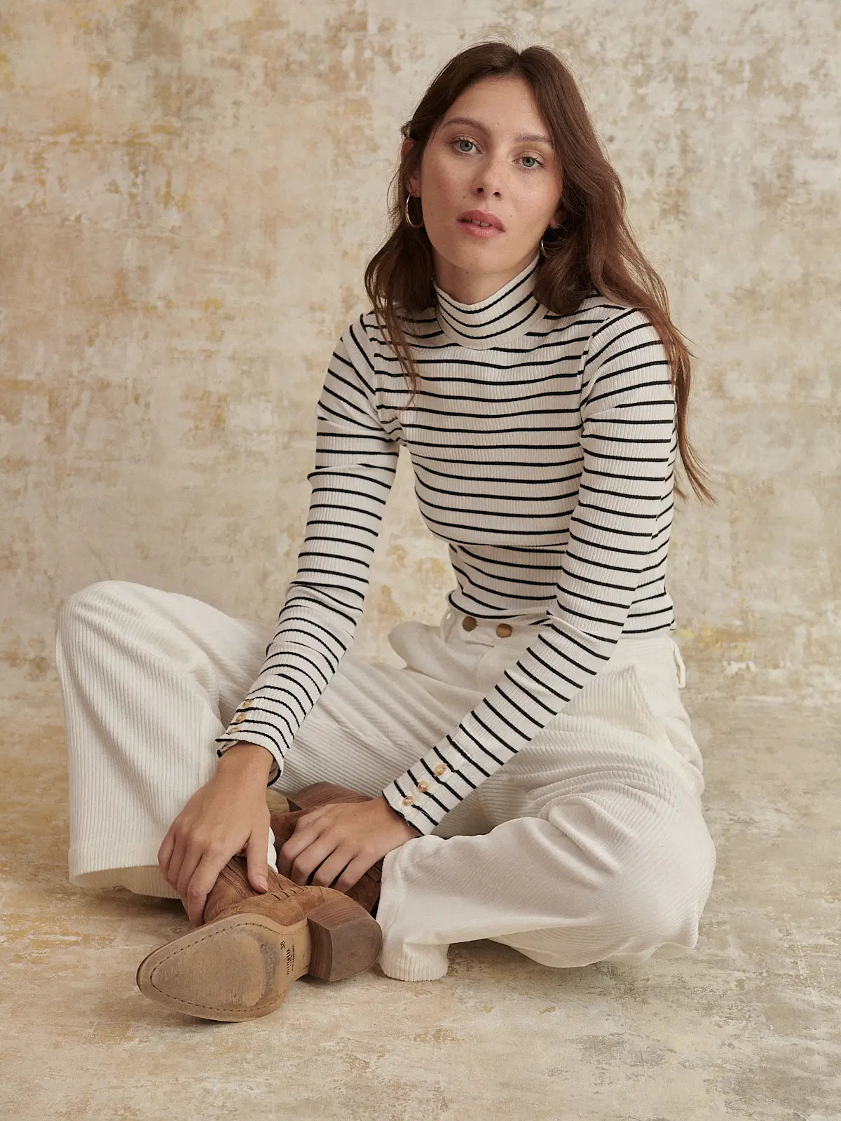 Pierre Long Sleeved Stripped Shirt