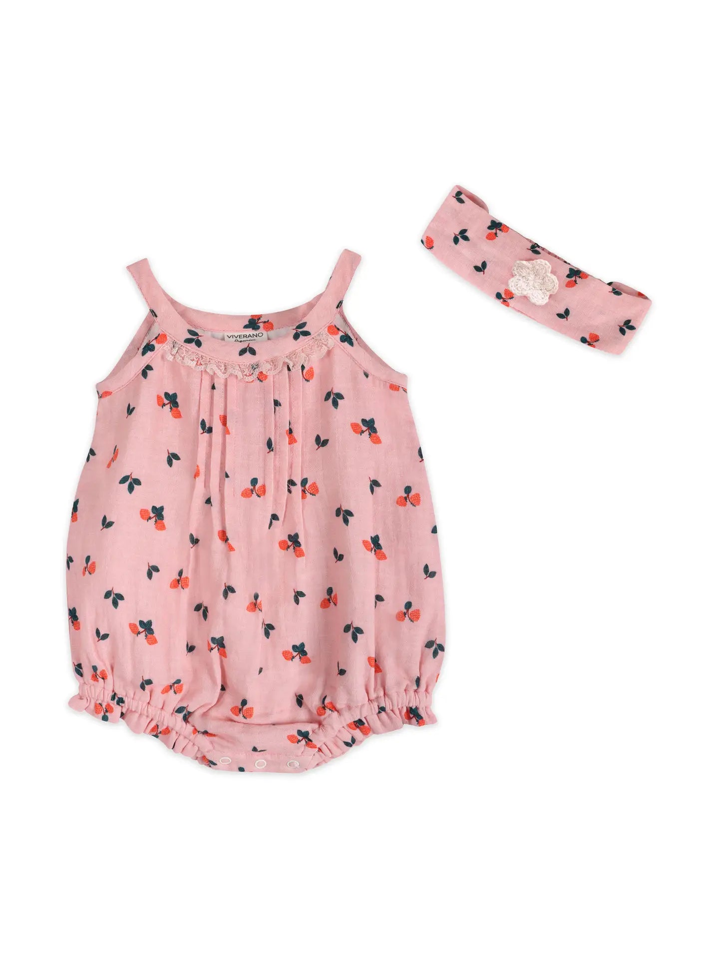 Strawberry Baby Romper