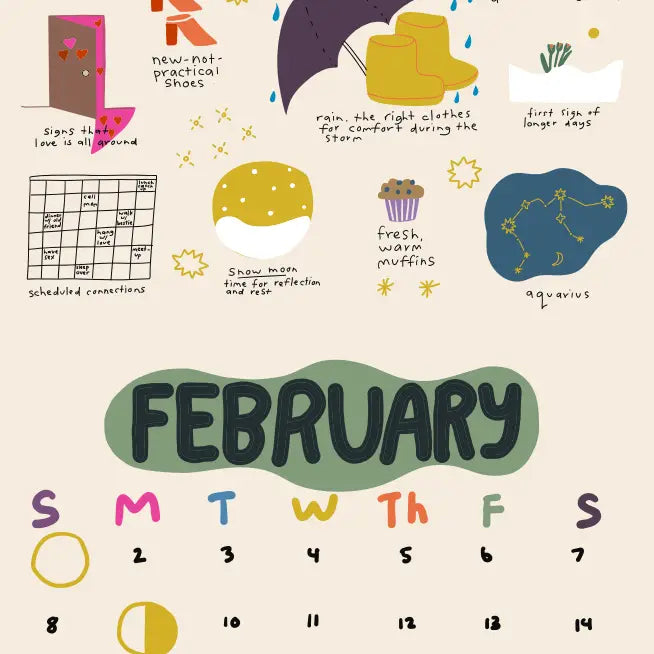 Only Good Things 2026 Wall Calendar