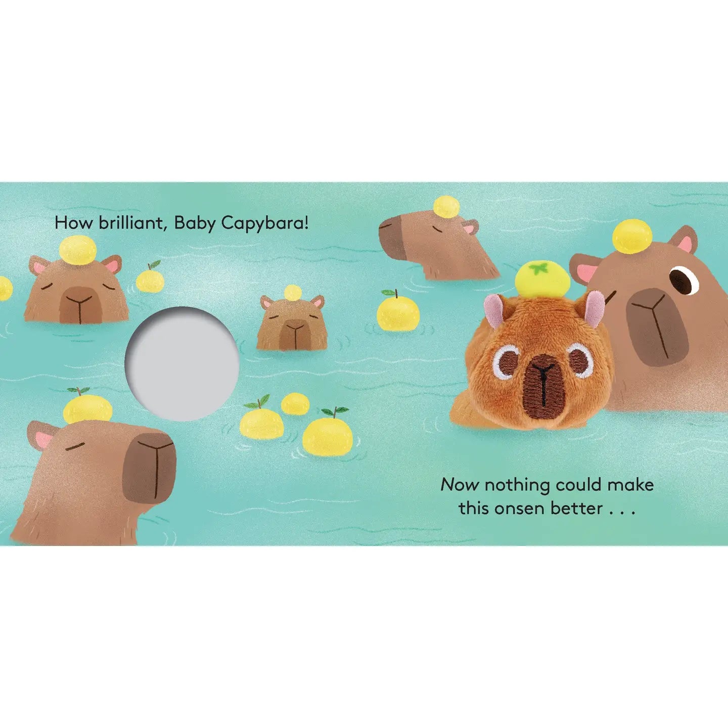 Baby Capybara Finger Puppet Book