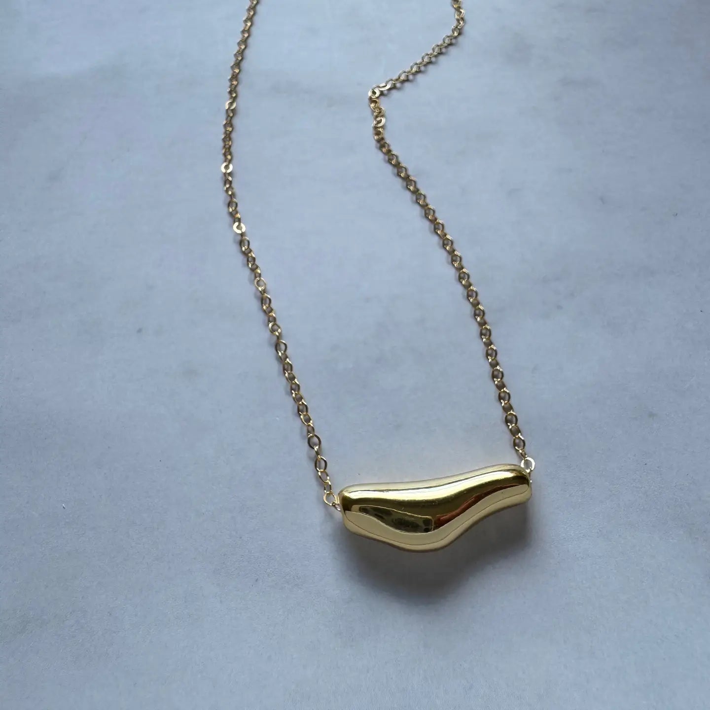 Hazel Gold Drip Necklace