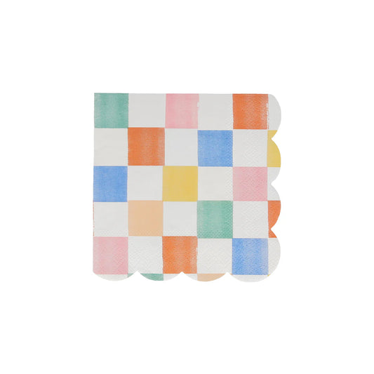 Color Check Napkins
