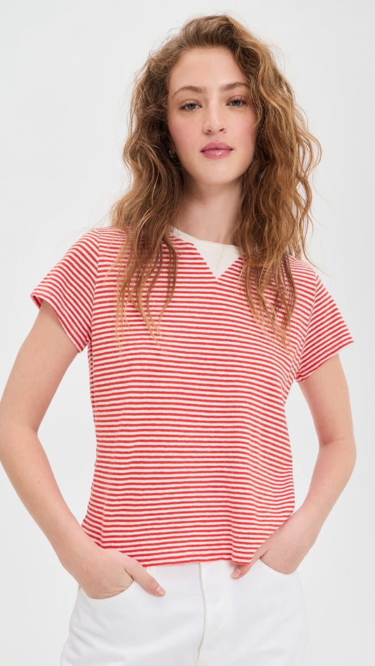 Classic Tee - Mini Stripe