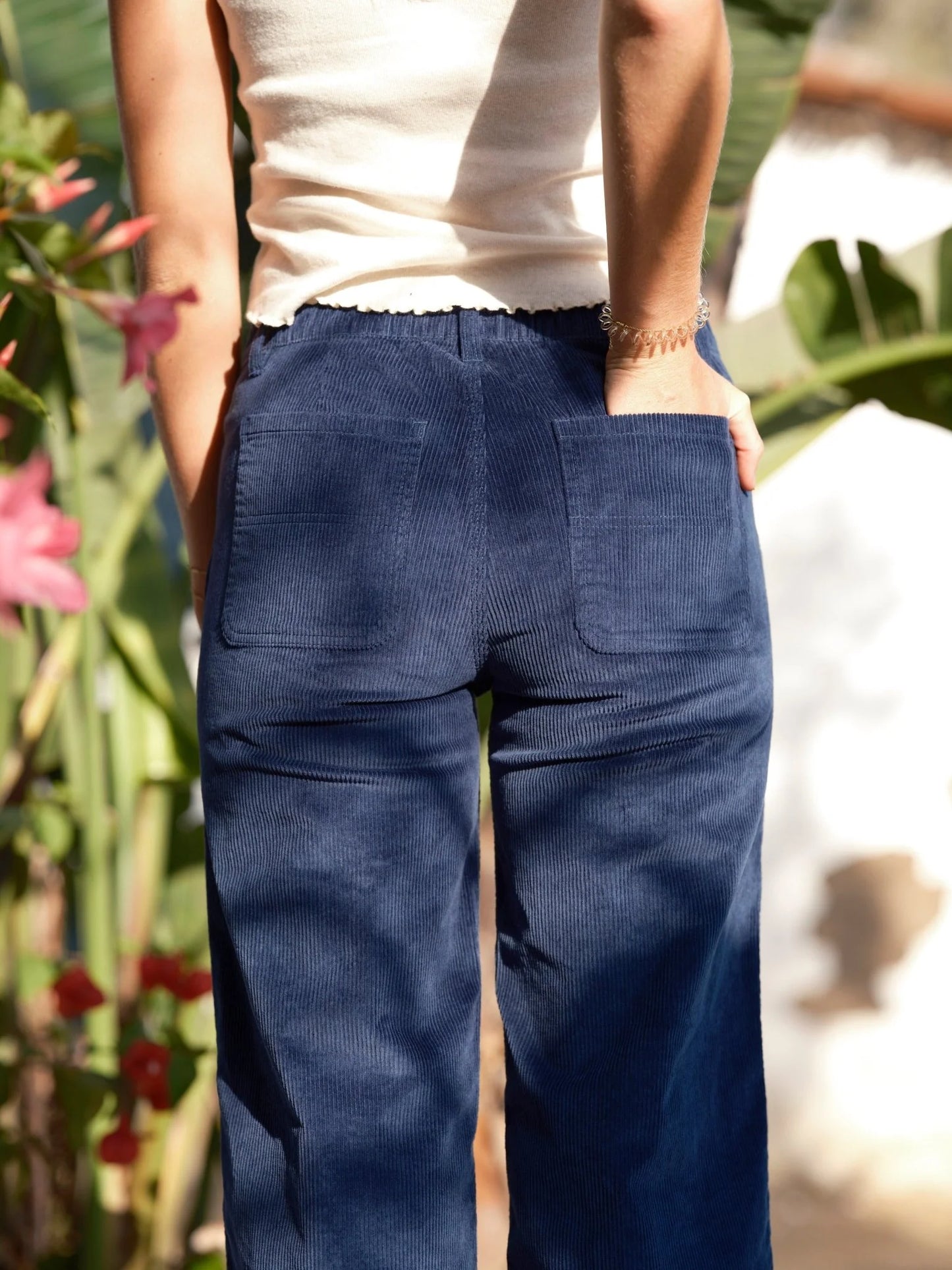 Deep Blue Corduroy Painter Pant